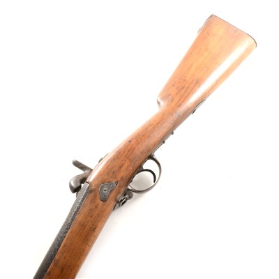 Lot 233 - Victorian percussion rifle