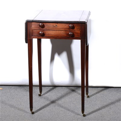 Lot 350 - Victorian mahogany work table