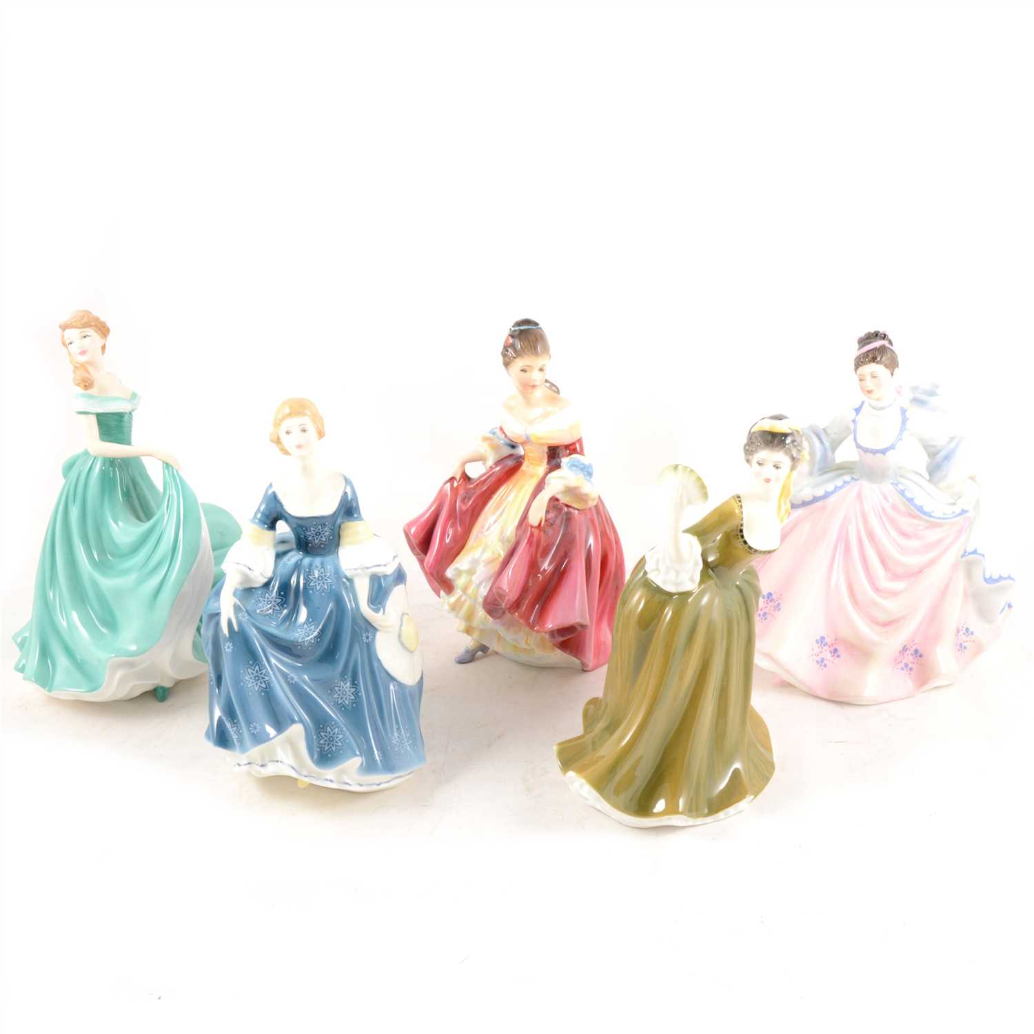 Lot 8 - Ten Royal Doulton figurines