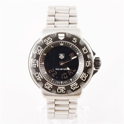 Lot 300 - Tag Heuer - A gentleman's Formula 1 Chronotimer quartz wrist watch