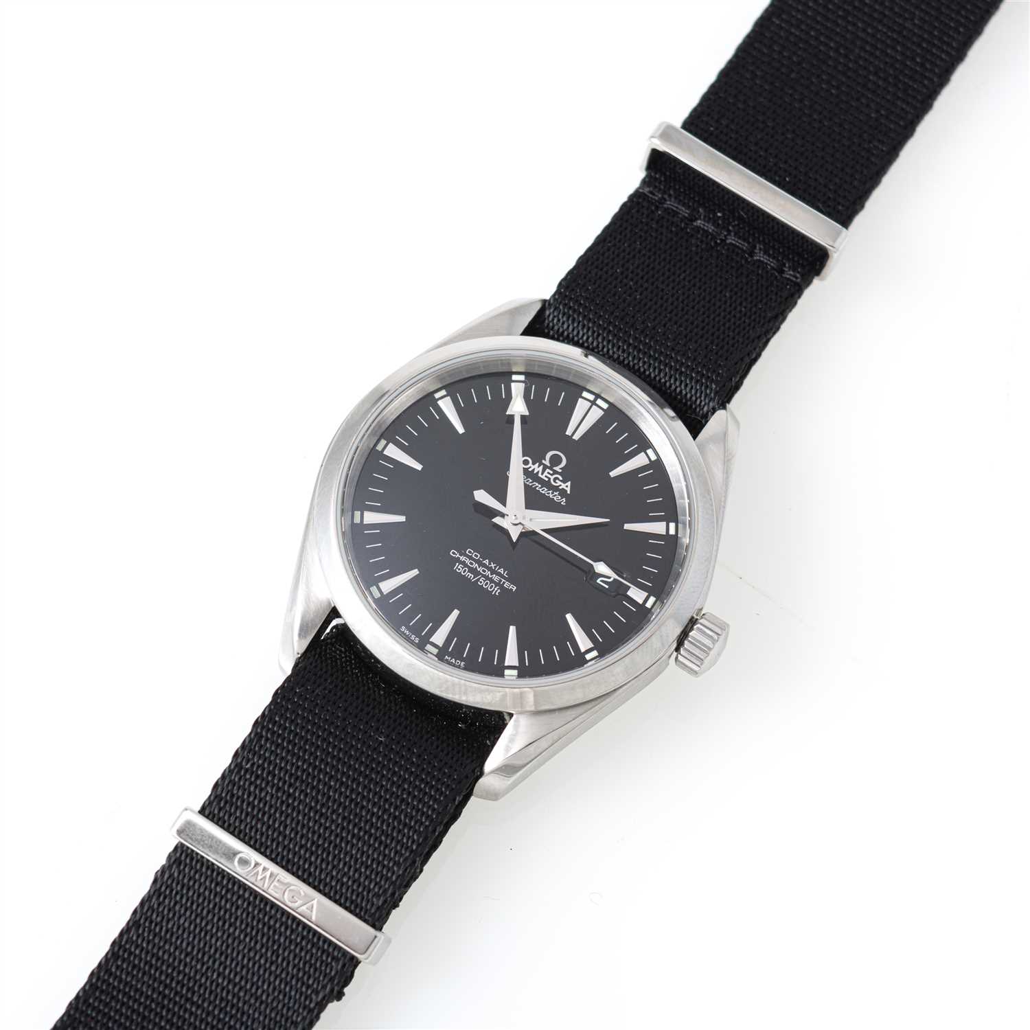 Lot 306 - Omega - A gentleman's Seamaster Aqua Terra Co-Axial Chronometer 150m wrist watch