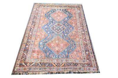 Lot 510 - A small Persian Hamadan carpet