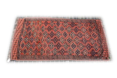 Lot 524 - A Turkoman runner, trellis design