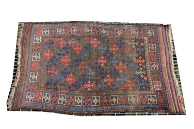 Lot 527 - A Belouch rug, all over stylised floral design