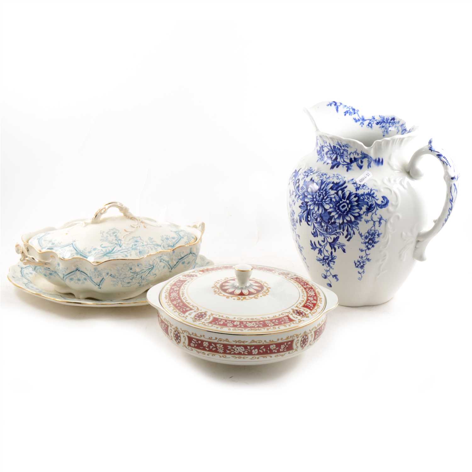 Lot 46 - Three boxes of assorted tableware and ceramics.