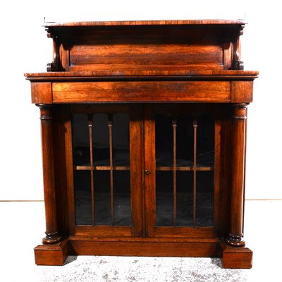 Lot 365 - A Victorian rosewood chiffonier