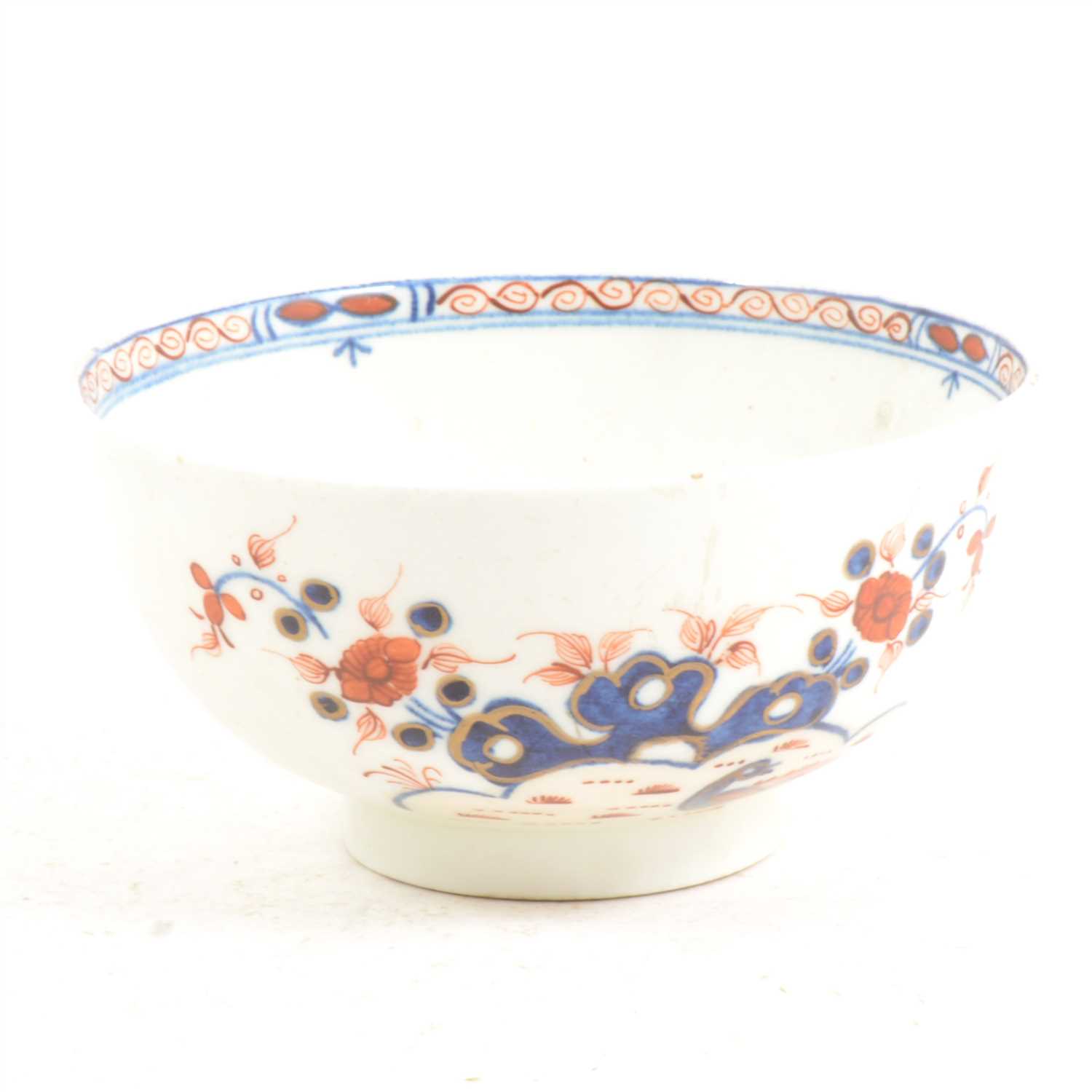 Lot 22 - A First Period Worcester bowl, ...