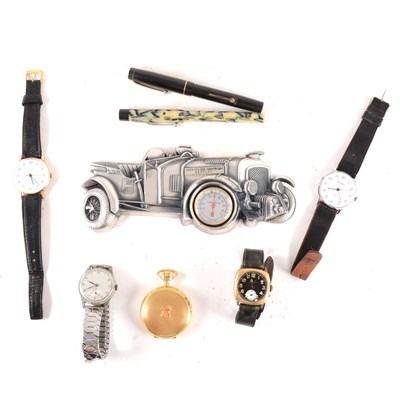 Lot 237 - A quantity of wrist watches, costume jewellery and small items