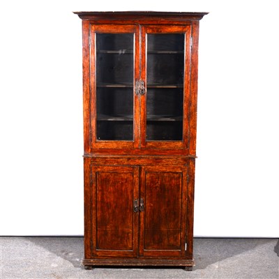 Lot 519 - Oak cabinet, cavetto cornice