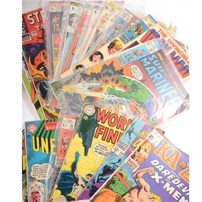 Lot 147 - Silver age comics; including Marvel, DC and other publishers, approximately 59 issues