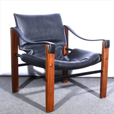 Lot 211A - A 'Safari' armchair, designed by Maurice Burke for Arkana, Scotland.