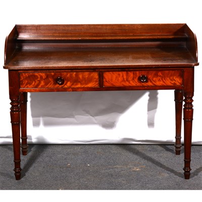 Lot 381 - A Victorian mahogany washstand