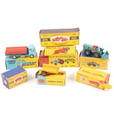 Lot 245 - Dinky, Corgi and Matchbox farming models, all boxed.