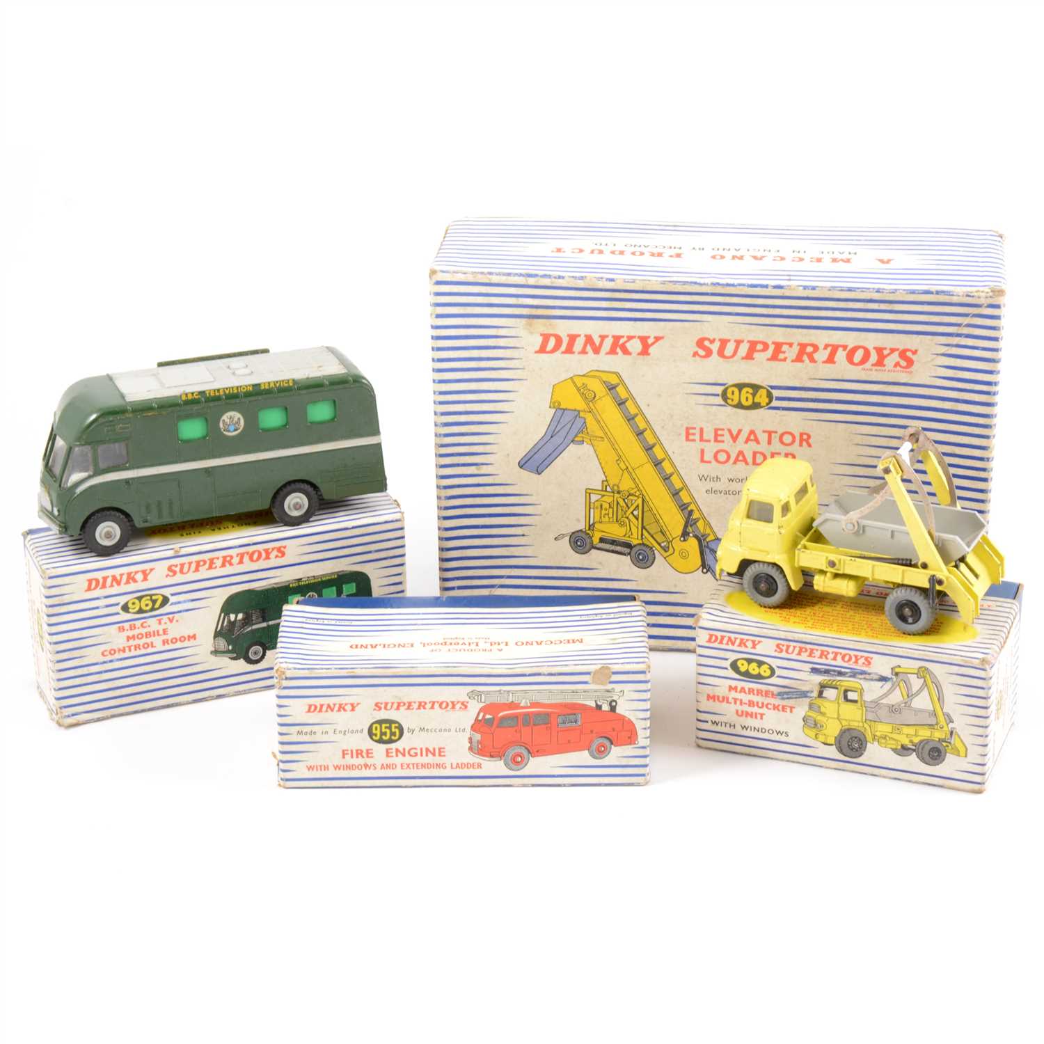 Lot 228 - Four Dinky toy die-cast models, no.967, no.966, no.955, no.964, all boxed.