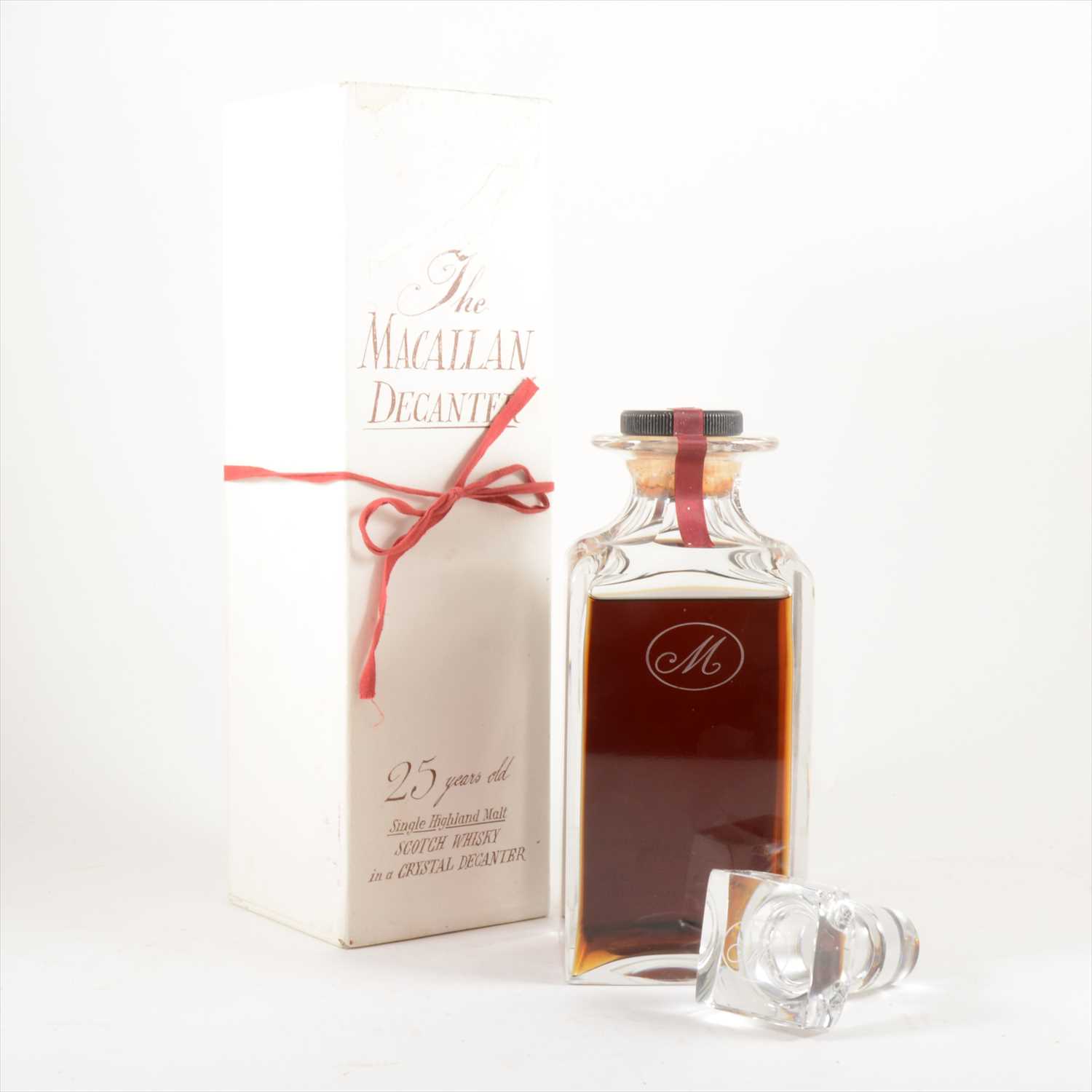 Lot 567 - THE MACALLAN - 25 year old, in Tudor Crystal decanter