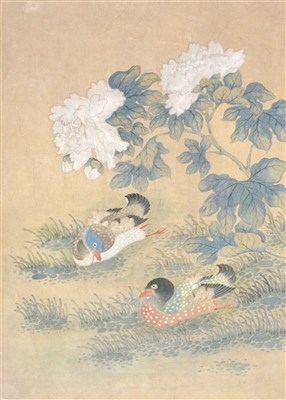 Lot 385 - Chinese School, ducks nesting