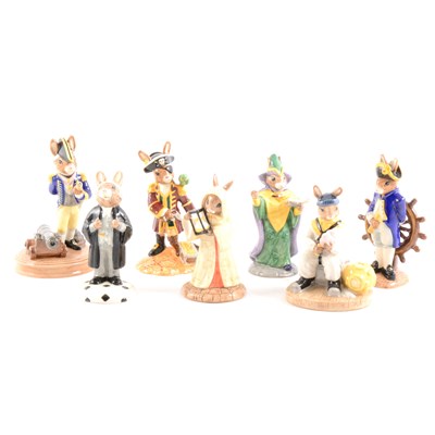 Lot 31 - A collection of 18 Royal Doulton Bunnykins figures
