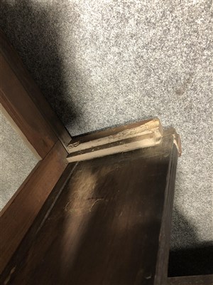 Lot 540 - An oak longcase clock, square brass dial,...