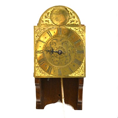 Lot 117 - Schilling, Boughton (Kent) wall mounted dial clock, thirty hour movement