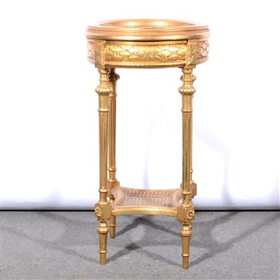 Lot 550 - A French gold painted stand