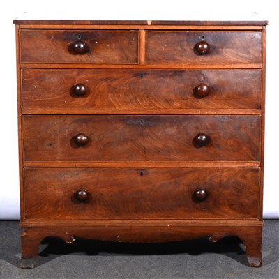 Lot 508 - A Victorian mahogany chest of drawers