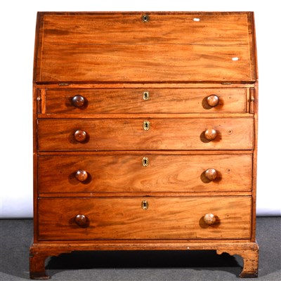 Lot 501 - A George III mahogany bureau