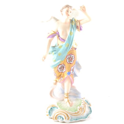 Lot 1 - An English porcelain figure, Victory, probably Derby