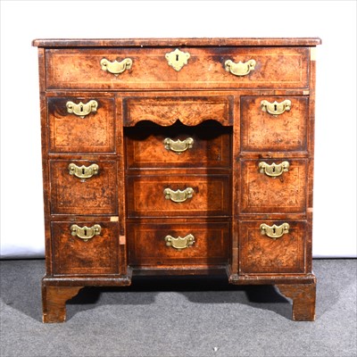Lot 833 - George III mahogany kneehole dressing table