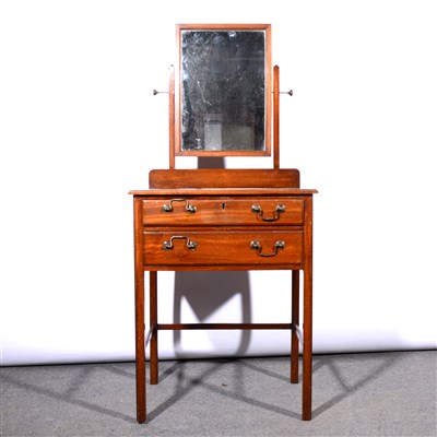 Lot 626 - A Victorian mahogany dressing table, ...