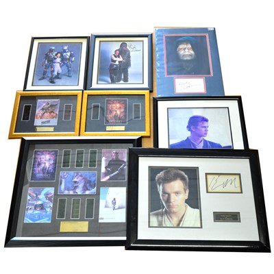 Lot 620 - Star Wars and other film actor signed photos; A collection including Peter Mayhew 'Chewbacca', etc.
