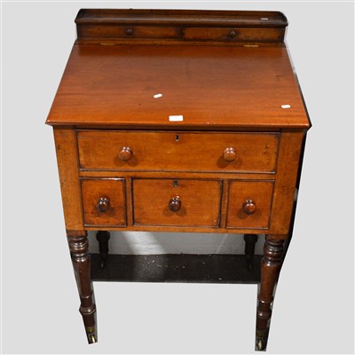 Lot 410 - A Victorian clerk's desk, refurbished