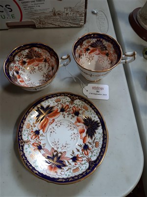 Lot 84 - Copeland china tea cup and saucer, Imari pattern; ...
