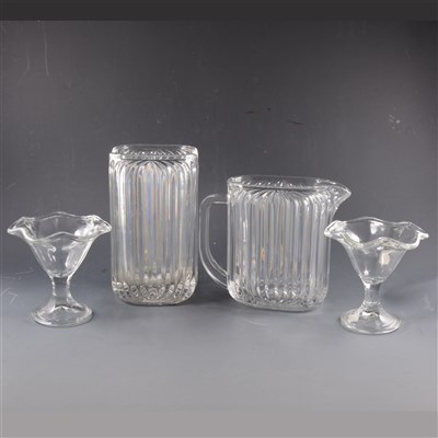 Lot 72 - A quantity of glassware, comprising jugs, glasses, bowls etc.