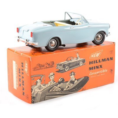 Lot 128 - Victory Industries model Hillman Minx convertible plastic model, boxed.