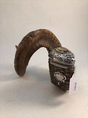 Lot 614 - Scottish ram's horn snuff mull. probably late 19th Century