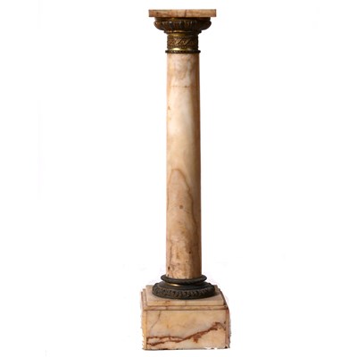 Lot 469 - A French gilt metal mounted alabaster column