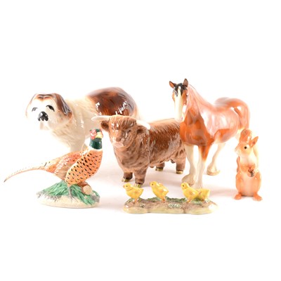 Lot 89 - Collection of Beswick animal models