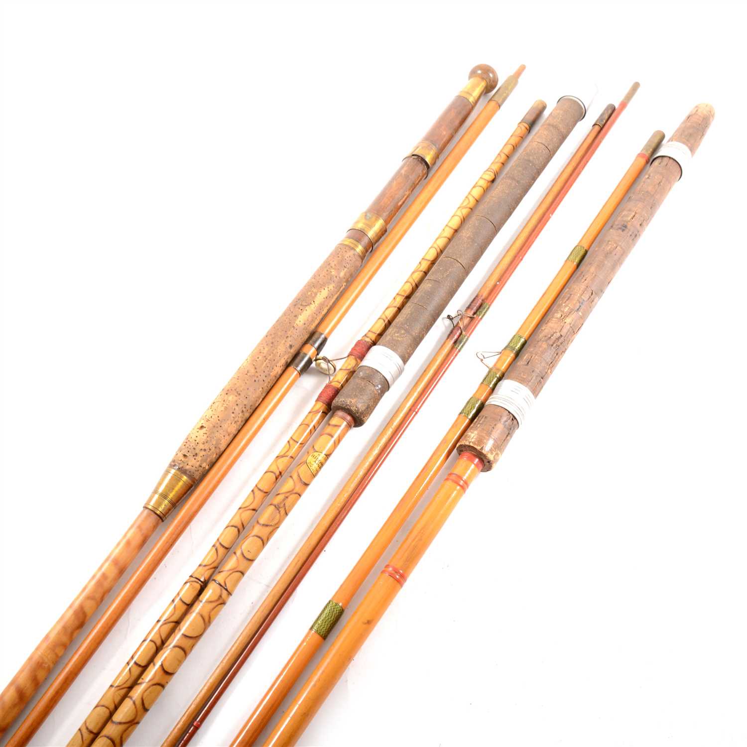 Lot 193 - A quantity of vintage bamboo and split-cane
