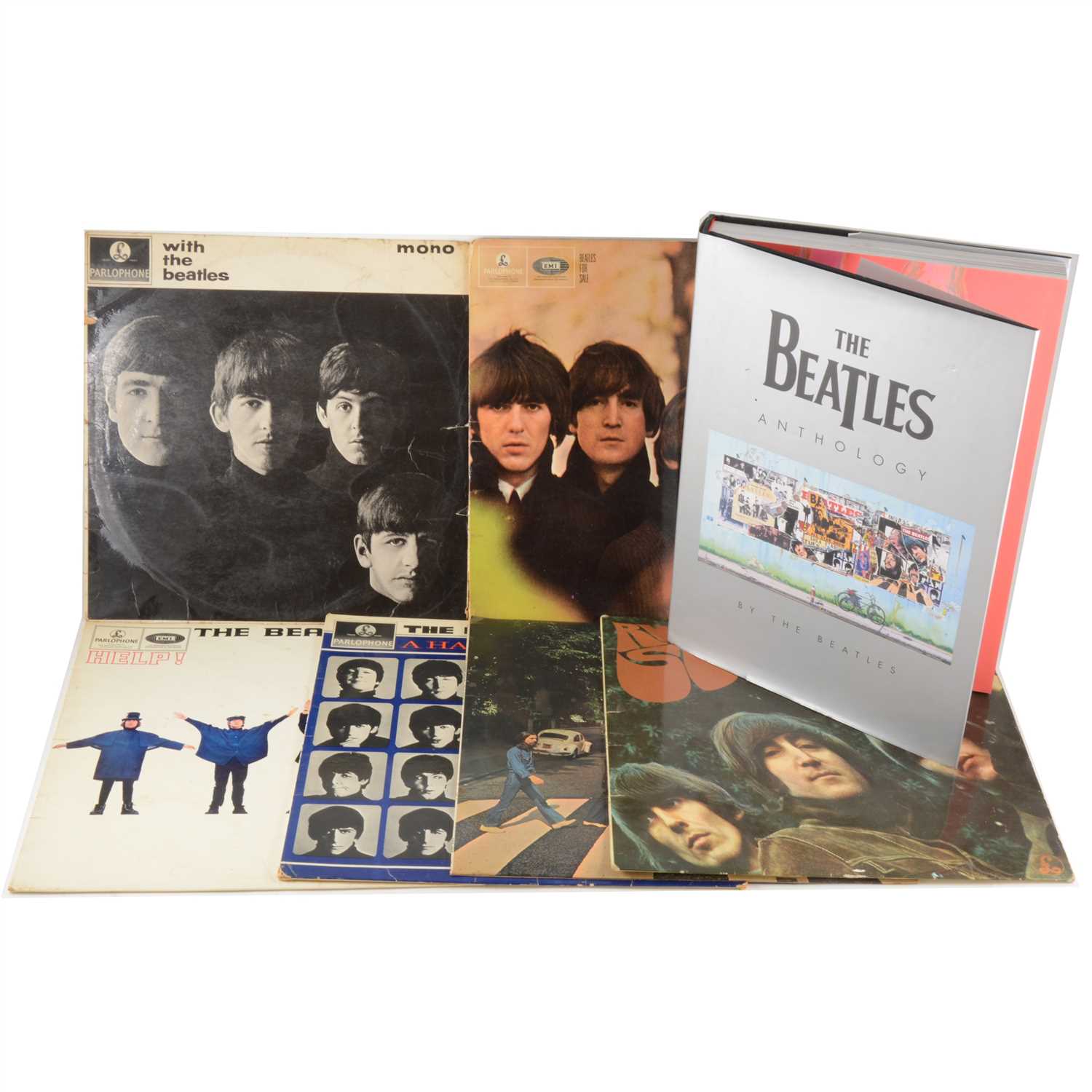 Lot 649 - The Beatles; six LP vinyl record albums