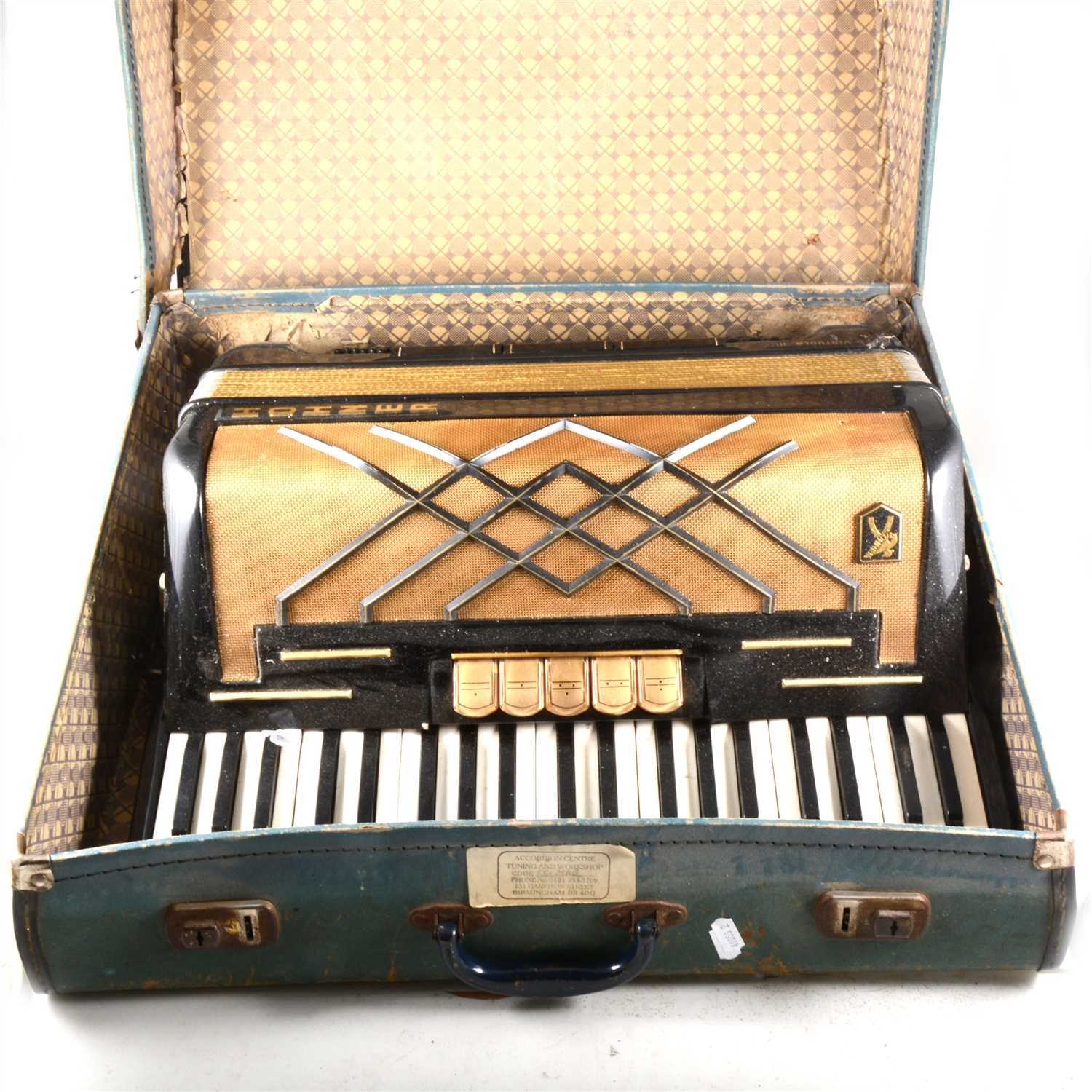 Lot 105 - A Honher Vitruola III piano accordion, ...