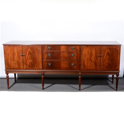 Lot 327 - Mahogany finish sideboard