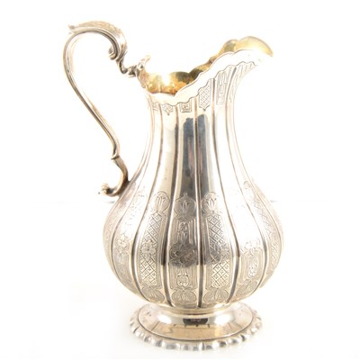 Lot 178 - A Victorian silver cream jug