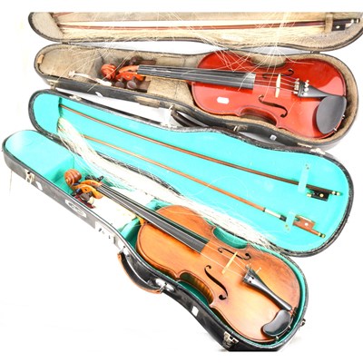 Lot 304 - A violin, labelled The Barns and Mull ..... Stradivari model, ...