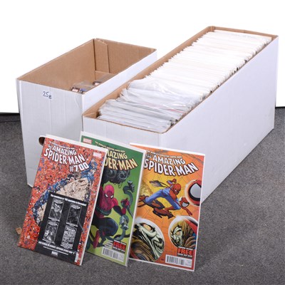 Lot 151 - 450+ issues of The Amazing Spider-man and related comics, mostly 2000s and 2010s