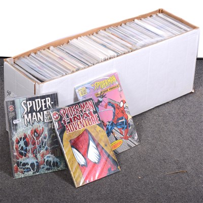 Lot 150 - The Amazing Spider-Man comics; 350+ issues of mostly 1990s comics