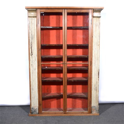 Lot 666 - A pine bookcase fitment