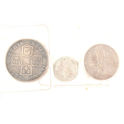 Lot 330 - Queen Anne silver shilling