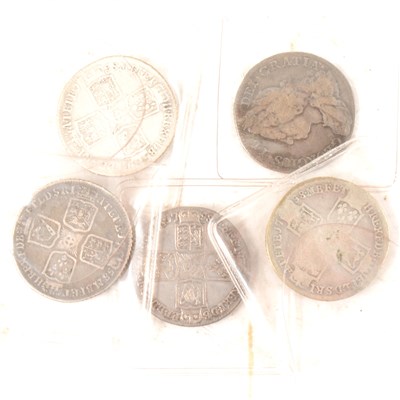 Lot 334 - George II silver shilling