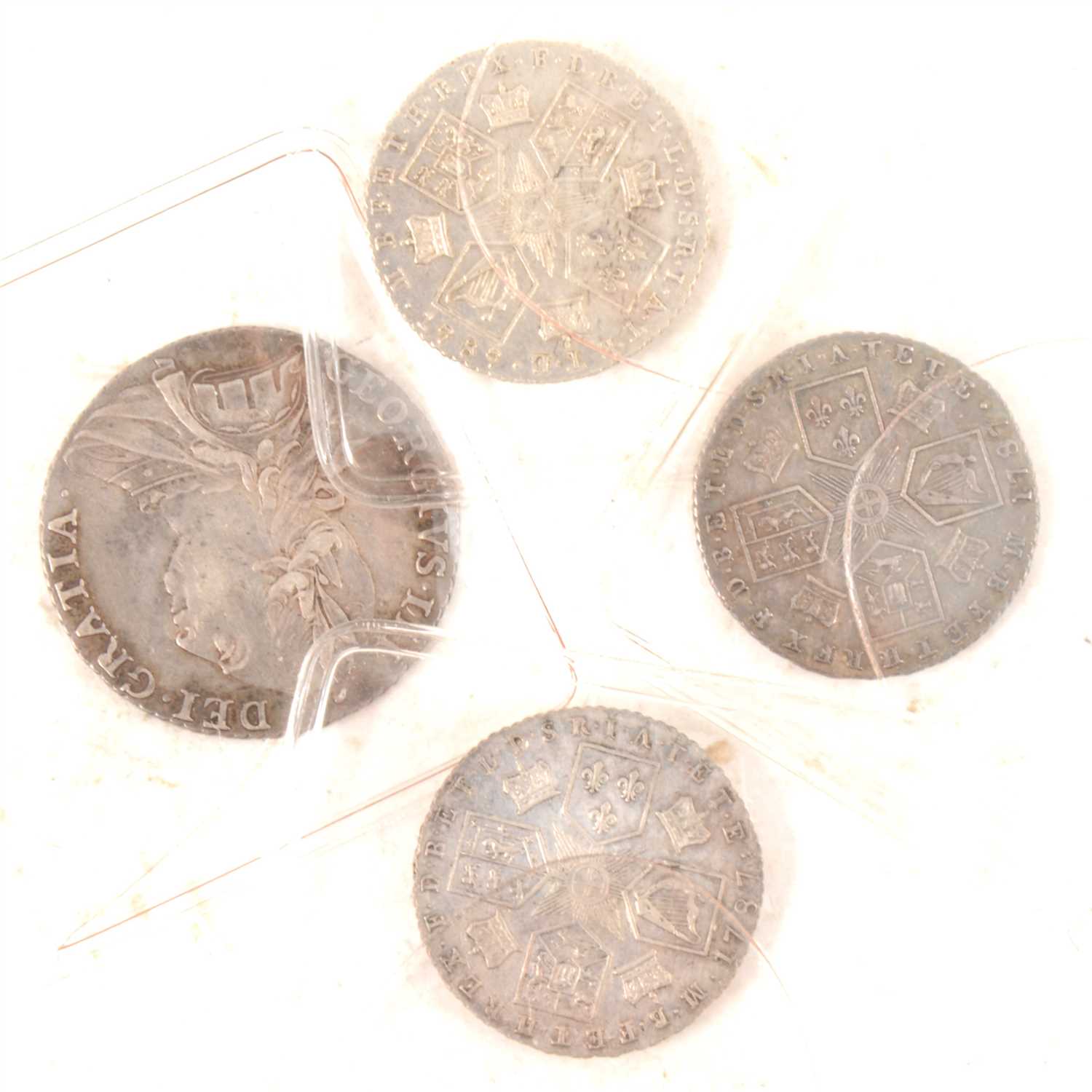 Lot 336 - George III silver shilling