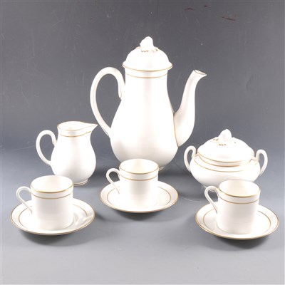 Lot 109 - Royal Doulton bone china coffee set, Contessa pattern